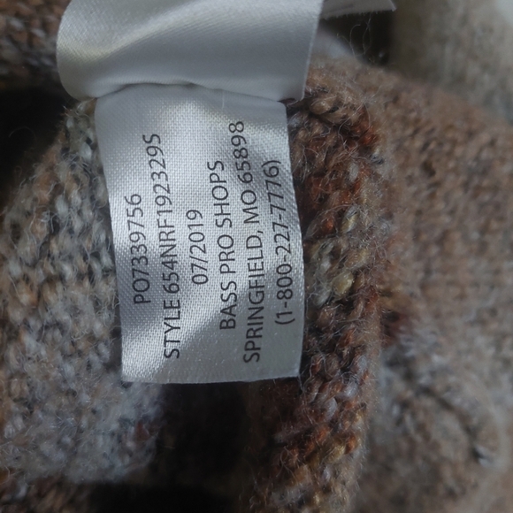 Natural Reflections Tan Brown Cardigan Knit‎ Sweater Wool Blend Size M - Picture 6 of 10